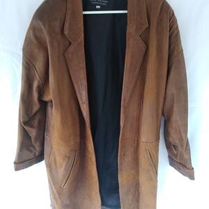 John Carlisle leather coat